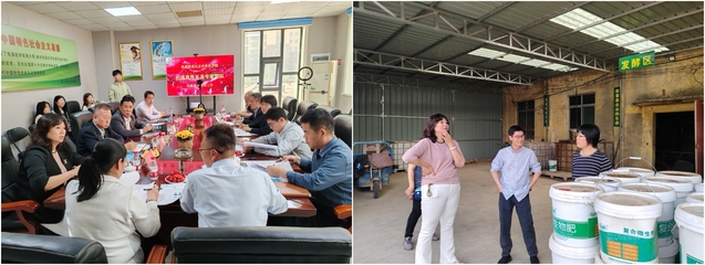 杜連鳳副所長(zhǎng)一行赴保定森大集團(tuán)考察復(fù)合微生物肥料研發(fā)進(jìn)展